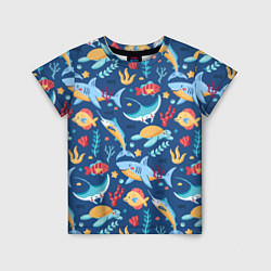 Детская футболка Подводный арт