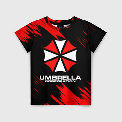 Футболка детская Umbrella Corporation, цвет: 3D-принт