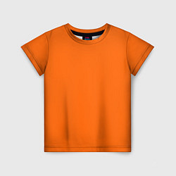 Детская футболка Цвет апельсиновая корка