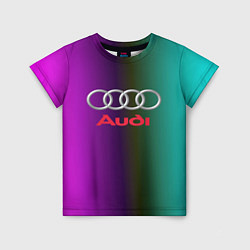 Футболка детская Audi, цвет: 3D-принт