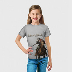 Футболка детская Mount and Blade, цвет: 3D-принт — фото 2
