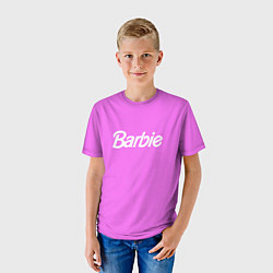 Футболка детская Barbie, цвет: 3D-принт — фото 2