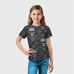 Футболка детская Весёлый Роджер, цвет: 3D-принт — фото 2