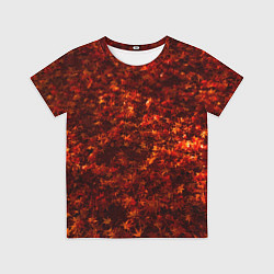 Футболка детская Лиственной покров, цвет: 3D-принт