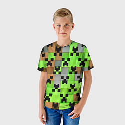 Футболка детская Minecraft, цвет: 3D-принт — фото 2