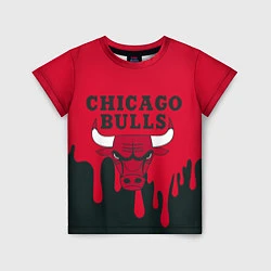 Футболка детская Chicago Bulls, цвет: 3D-принт