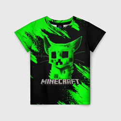 Детская футболка MINECRAFT CREEPER CAT