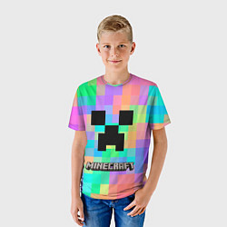Футболка детская Minecraft, цвет: 3D-принт — фото 2