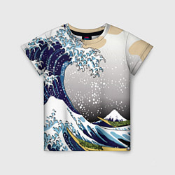 Футболка детская The great wave off kanagawa, цвет: 3D-принт