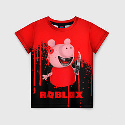 Детская футболка Roblox Piggy