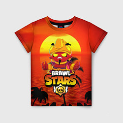 Детская футболка BRAWL STARS EVIL GENE В ЛЕТО