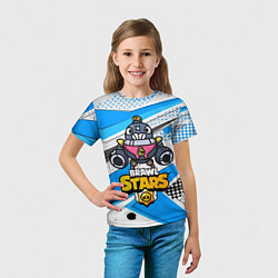 Футболка детская Tick Brawl Stars, цвет: 3D-принт — фото 2