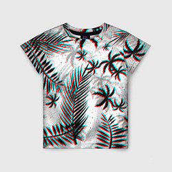 Детская футболка ПАЛЬМЫ TROPICAL GLITCH