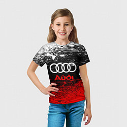 Футболка детская AUDI, цвет: 3D-принт — фото 2