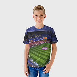 Футболка детская FC BARCELONA, цвет: 3D-принт — фото 2