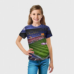 Футболка детская FC BARCELONA, цвет: 3D-принт — фото 2
