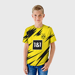 Футболка детская HAALAND Borussia Dortmund, цвет: 3D-принт — фото 2
