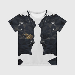 Футболка детская Отражение Адама Дженсена Deus Ex, цвет: 3D-принт