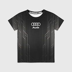 Футболка детская AUDI, цвет: 3D-принт