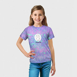 Футболка детская Ёж, цвет: 3D-принт — фото 2