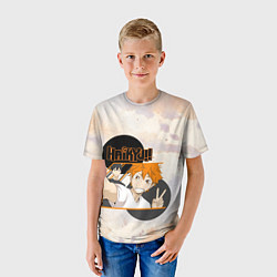 Футболка детская Haikyuu, цвет: 3D-принт — фото 2