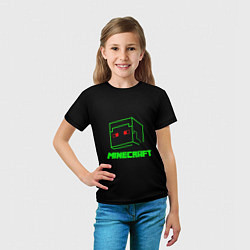 Футболка детская Minecraft, цвет: 3D-принт — фото 2
