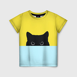 Детская футболка Кот в засаде