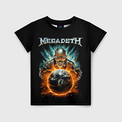 Футболка детская Megadeth, цвет: 3D-принт