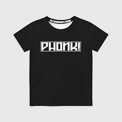 Футболка детская Phonk, цвет: 3D-принт