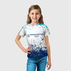 Футболка детская Manchester City, цвет: 3D-принт — фото 2
