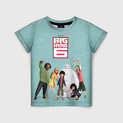 Футболка детская Big Hero 6, цвет: 3D-принт