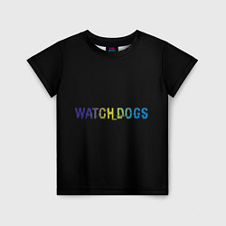Футболка детская Watch Dogs Text, цвет: 3D-принт