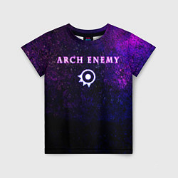 Детская футболка Arch Enemy Neon logo