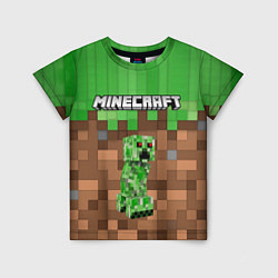 Детская футболка MineCraft Крипер