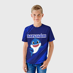 Футболка детская BABY SHARK БЭБИ ШАРК, цвет: 3D-принт — фото 2