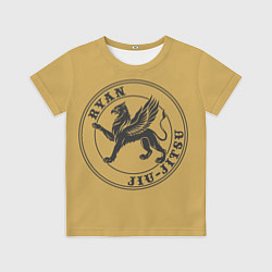 Футболка детская Райан джиу-джитсу, цвет: 3D-принт