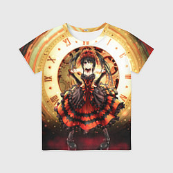 Футболка детская Куруми и часы, цвет: 3D-принт