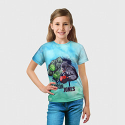 Футболка детская Тайсон против Джонса, цвет: 3D-принт — фото 2