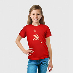 Футболка детская СССР Вакцина, цвет: 3D-принт — фото 2