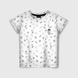 Детская футболка Астронавт и одуванчики