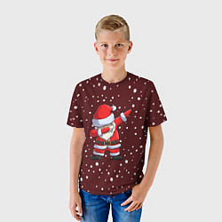 Футболка детская Dab-Santa, цвет: 3D-принт — фото 2