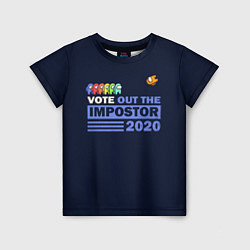 Детская футболка Among Us Vote Out