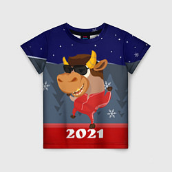 Детская футболка Бычара 2021