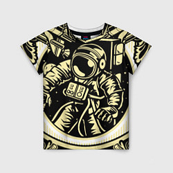 Футболка детская Космонавт освоение космоса, цвет: 3D-принт