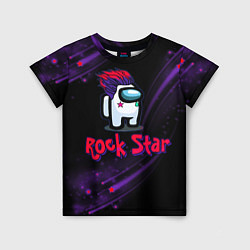 Детская футболка Among Us Rock Star