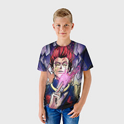 Футболка детская Хисока Hunter x Hunter, цвет: 3D-принт — фото 2