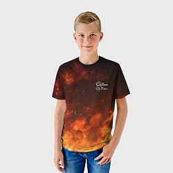 Футболка детская Children of Bodom Fire Z, цвет: 3D-принт — фото 2
