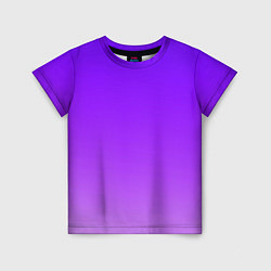 Футболка детская Фиолетовый космос, цвет: 3D-принт