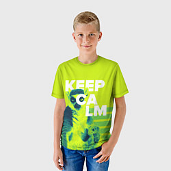 Футболка детская Узбагойся Успокойся, цвет: 3D-принт — фото 2
