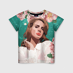 Футболка детская Lana del rey, цвет: 3D-принт